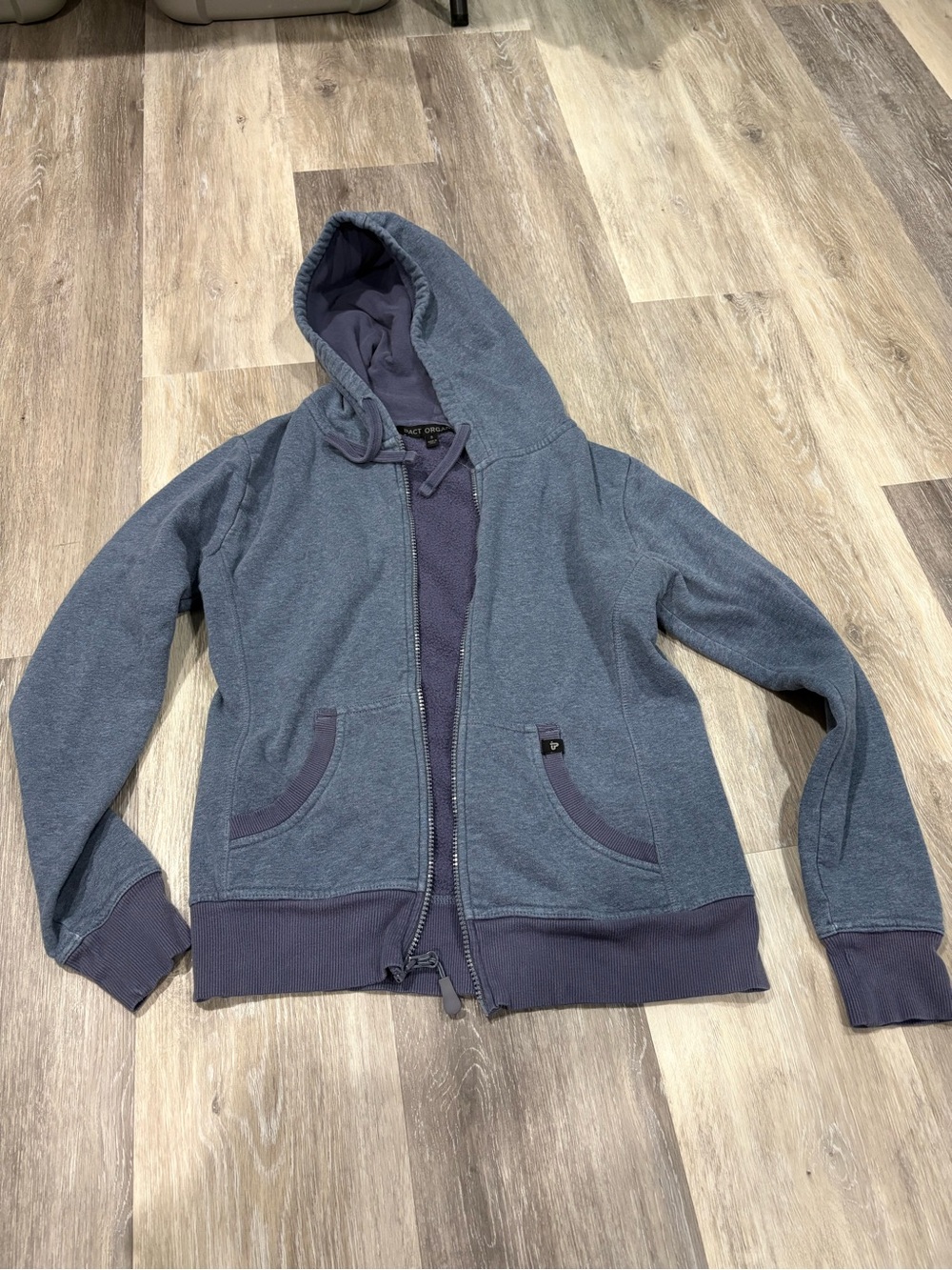 Women’s Blue Zip-Up Hoodie Sweatshirt